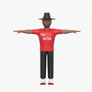 Nitin Umpire 3D model