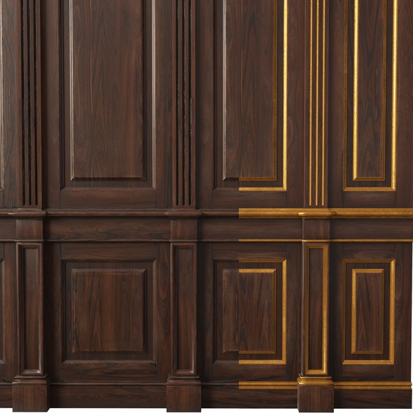 Wooden panels wood wall model - TurboSquid 1361017