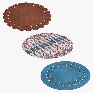 Round Floor Rugs Collection