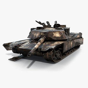 3D Tank Abrams X Grey - TurboSquid 2083656
