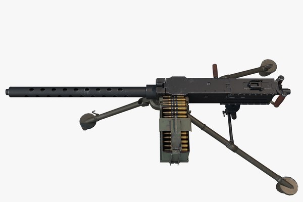 3D Machine Gun M2 ANM2 Browning - TurboSquid 1879651