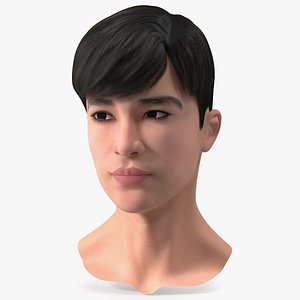 3D model Head Chinese Schoolboy