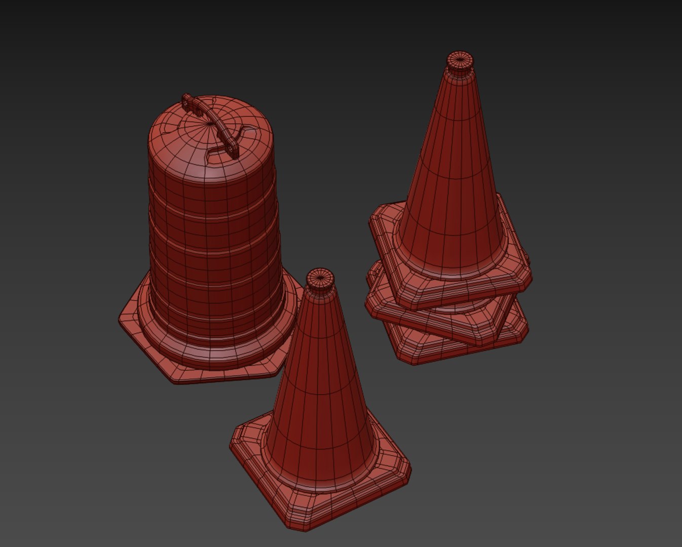 Realistic Repair Cone 3D Model - TurboSquid 1377889