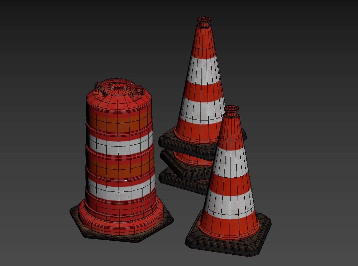 Realistic Repair Cone 3D Model - TurboSquid 1377889