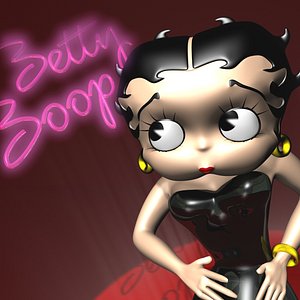 Betty Boop 3D Rigged