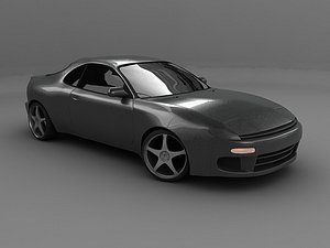 toyota celica 1991 3d model