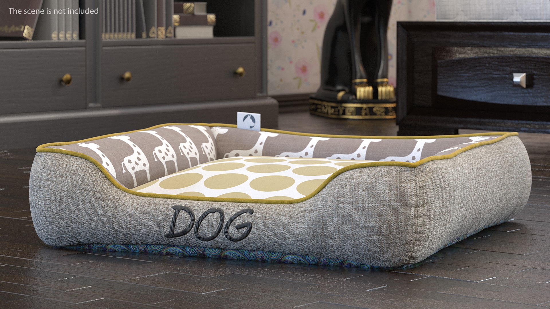 Pet Bed for Dog 3D model preview