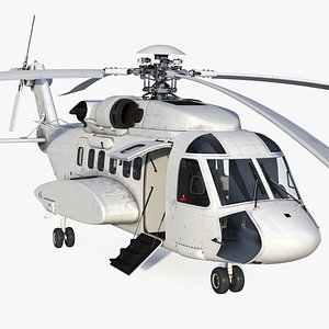 Civil Helicopter Generic Rigged