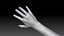 Hand lowPoly and hiPoly