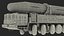 Hwasong-15 Transporter Erector Vehicle with Intercontinental Ballistic Missile Clean Rigged