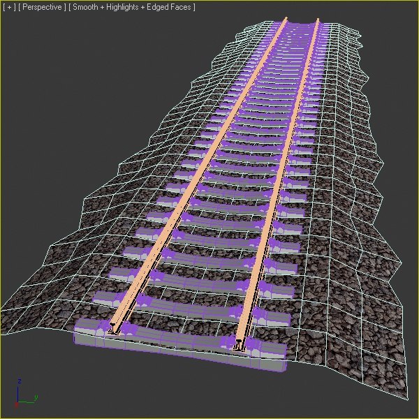 铁路3D模型 - TurboSquid 684218