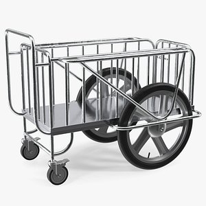 Medical Drugs Trolley Metal model
