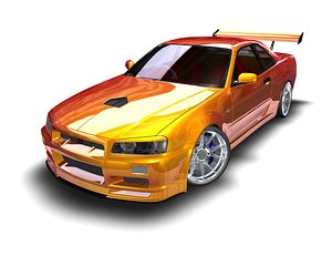 c4d nissan skyline