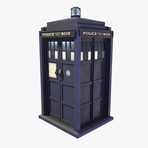Time machine Tardis 3D model