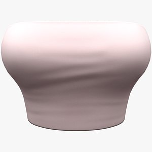3D Pink Tube Top