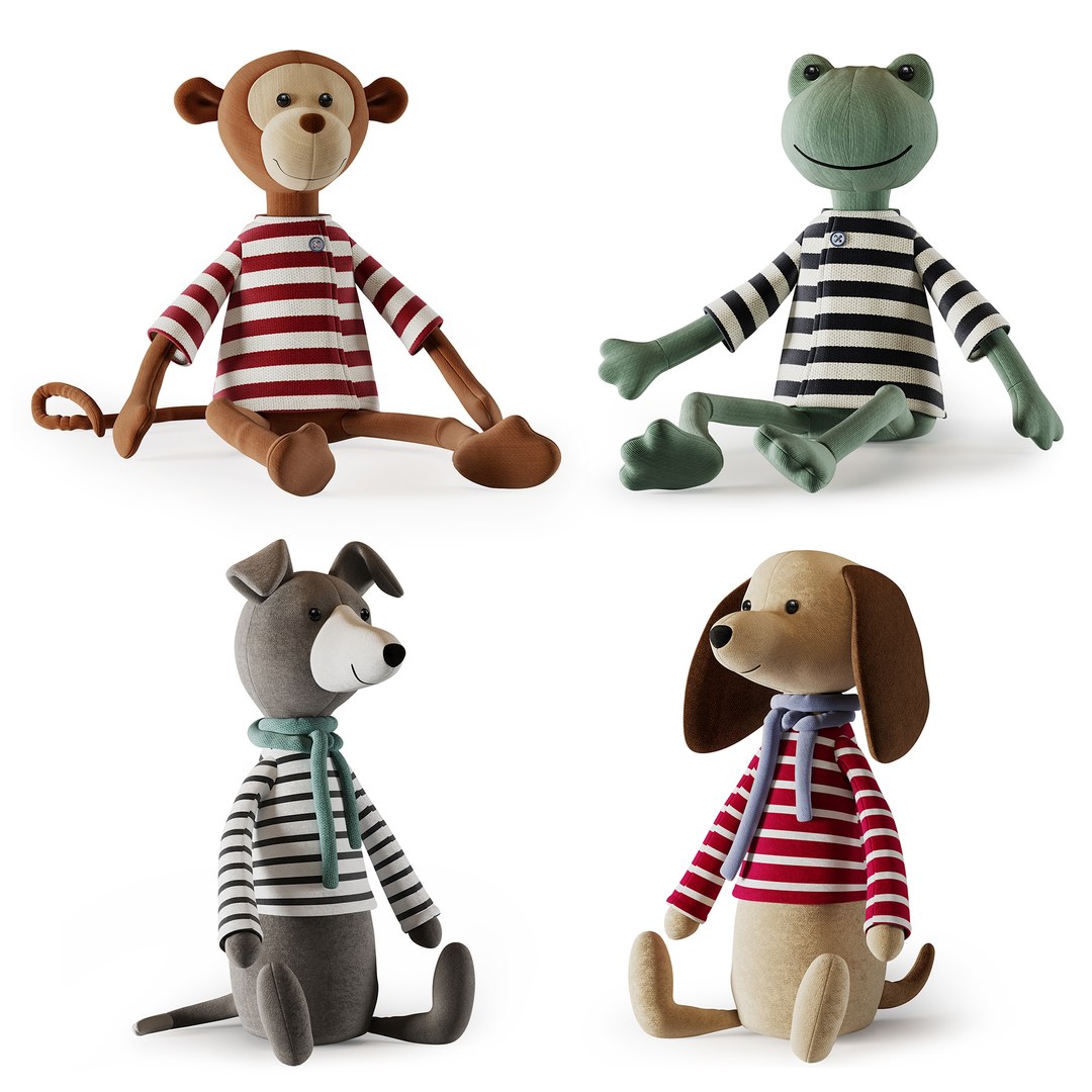 3D Plush Toys 24 - TurboSquid 2052709