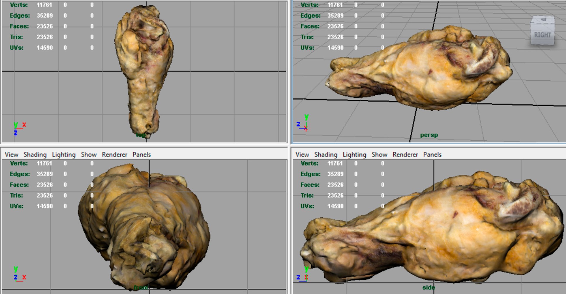 Chiken Wing 3D - TurboSquid 1189742