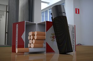 3D cigarette pack