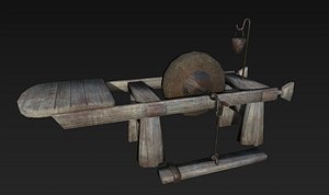 old blacksmithing workstation model
