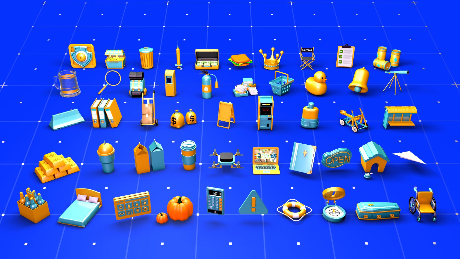 Collection Icon Pack Vol 2 3D Model Model - TurboSquid 1986867
