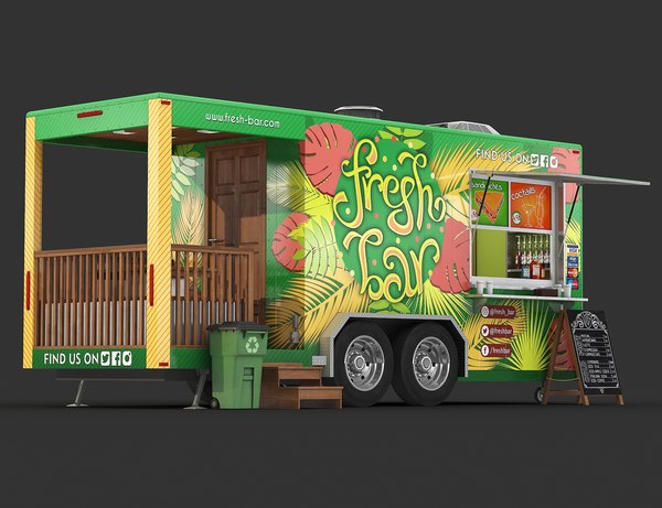 food trailer 3D