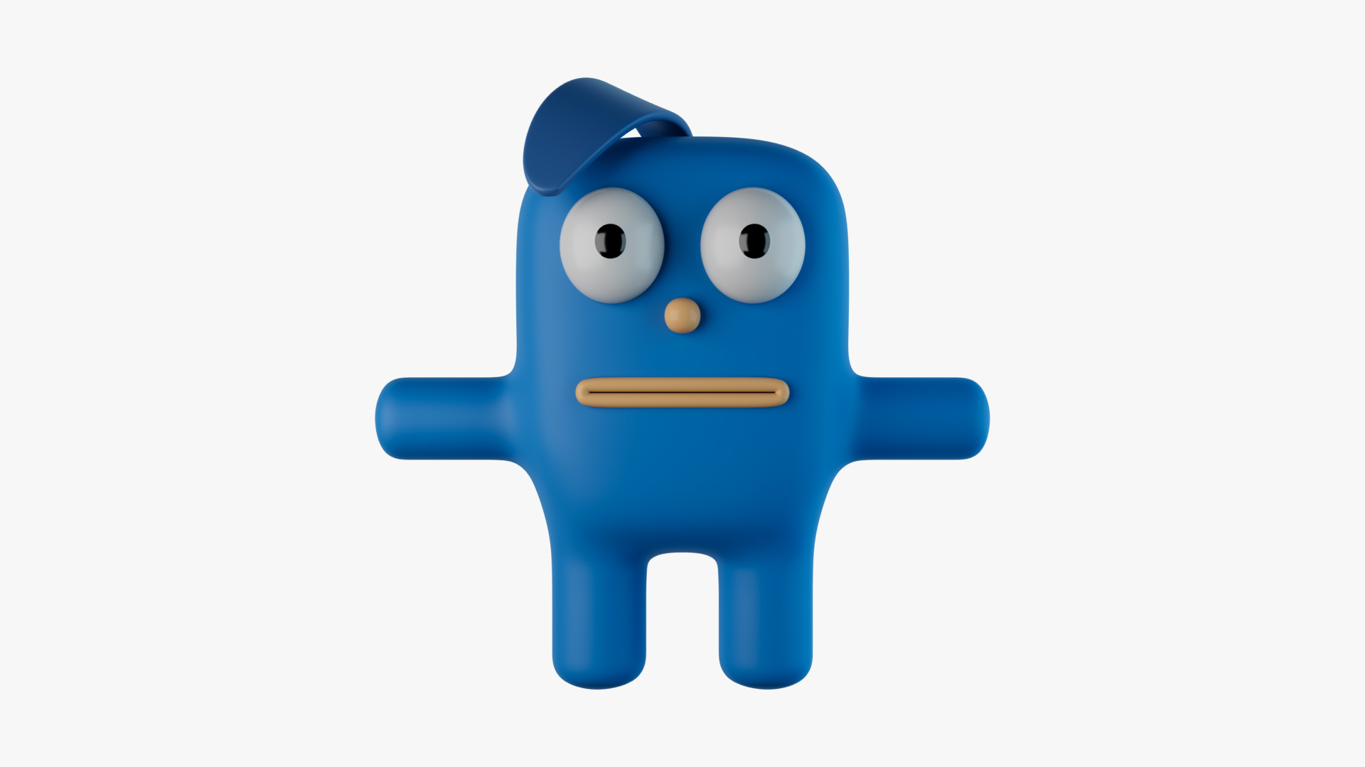 3D Blub Rigged Cartoon Character - TurboSquid 2118872