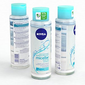 3D Nivea Micellar Shampoo Purifying 400ml 2021 model