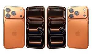 3D Apple iPhone 17 Pro All Colors model