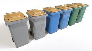 Trash bin 2 3D model