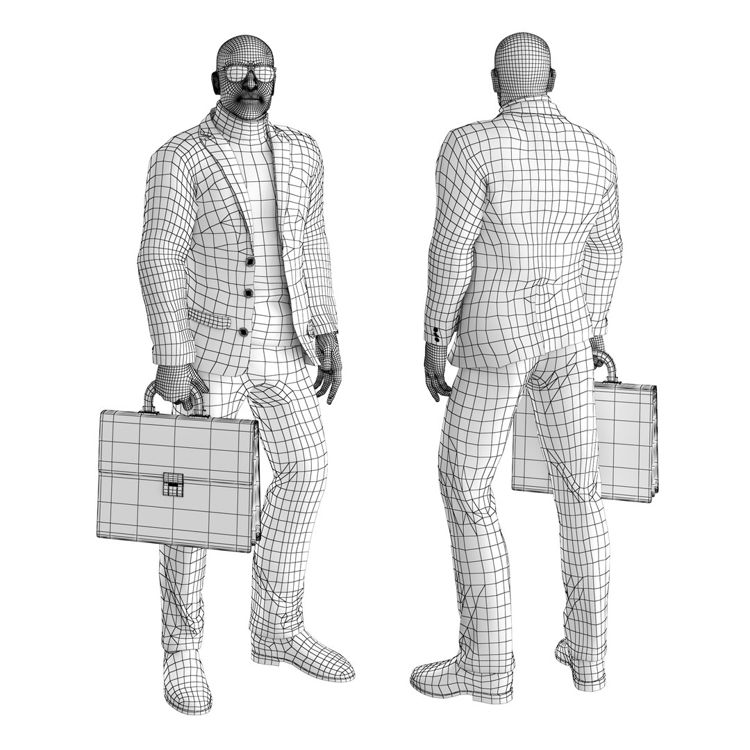 Richard Briefcase Model TurboSquid 1857261