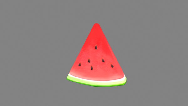 modelo 3d A piece of watermelon - TurboSquid 1932670
