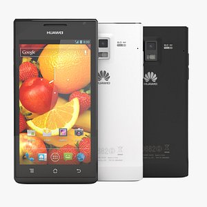 Huawei Ascend P1 Black and White Color