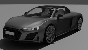 3D model Audi R8 2020 spyder