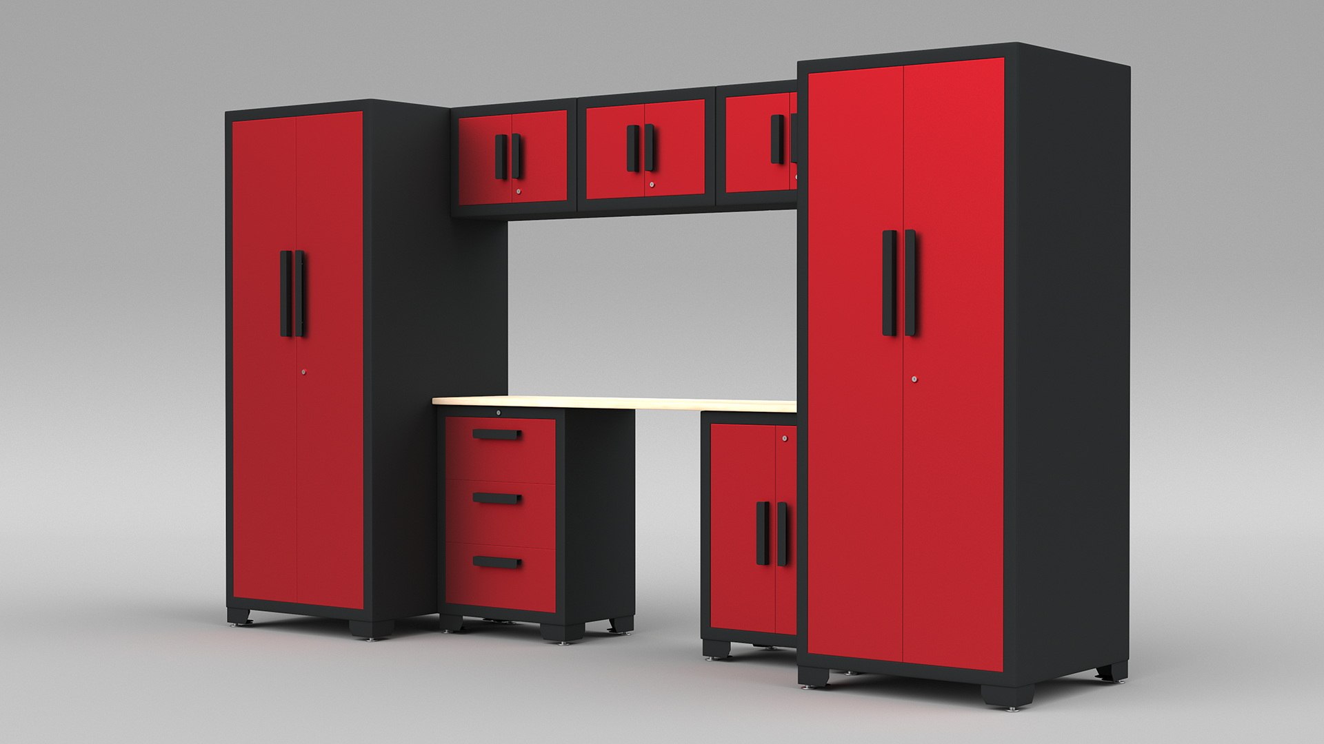 Garage Cabinet Red 3D model https://p.turbosquid.com/ts-thumb/yA/gb9uJF/J9/garagecabinetredmb3dmodel008/jpg/1712018014/1920x1080/fit_q87/85963731ad879833370ab7dd0b6fb562ef75a68f/garagecabinetredmb3dmodel008.jpg