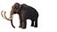 3D mammuthus columbi anatomy pack model