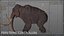3D mammuthus columbi anatomy pack model