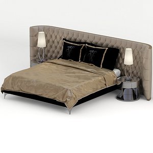 pitti bed 3d max