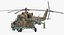 Helicóptero Russo Mil Mi-24 Hind Modelo 3D