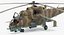 Helicóptero Russo Mil Mi-24 Hind Modelo 3D