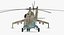 Helicóptero Russo Mil Mi-24 Hind Modelo 3D
