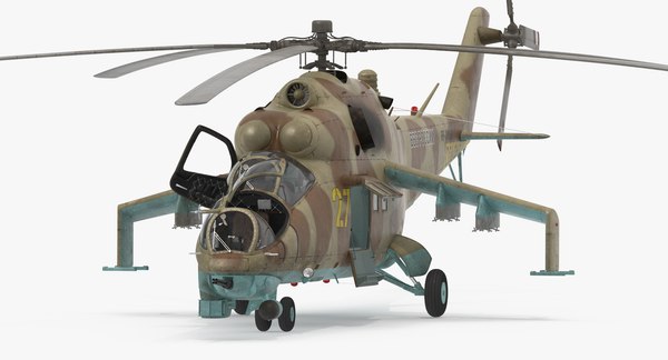 russian helicopter mil mi-24 hind 3ds