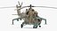 Helicóptero Russo Mil Mi-24 Hind Modelo 3D