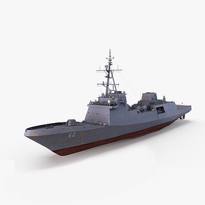 USS Constellation Frigate 3D model