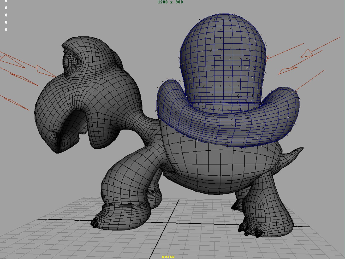 3d Model Turtle Cartoon Toon