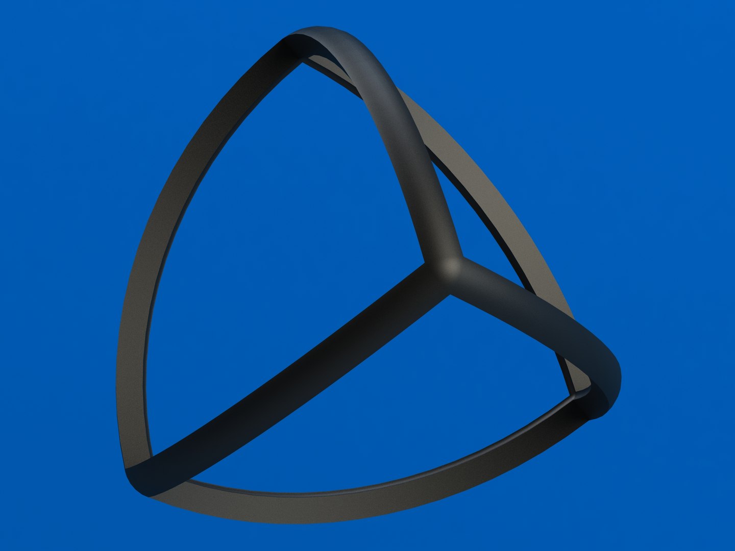 Wireframe Shape Reuleaux Tetrahedron 3D TurboSquid 2162834