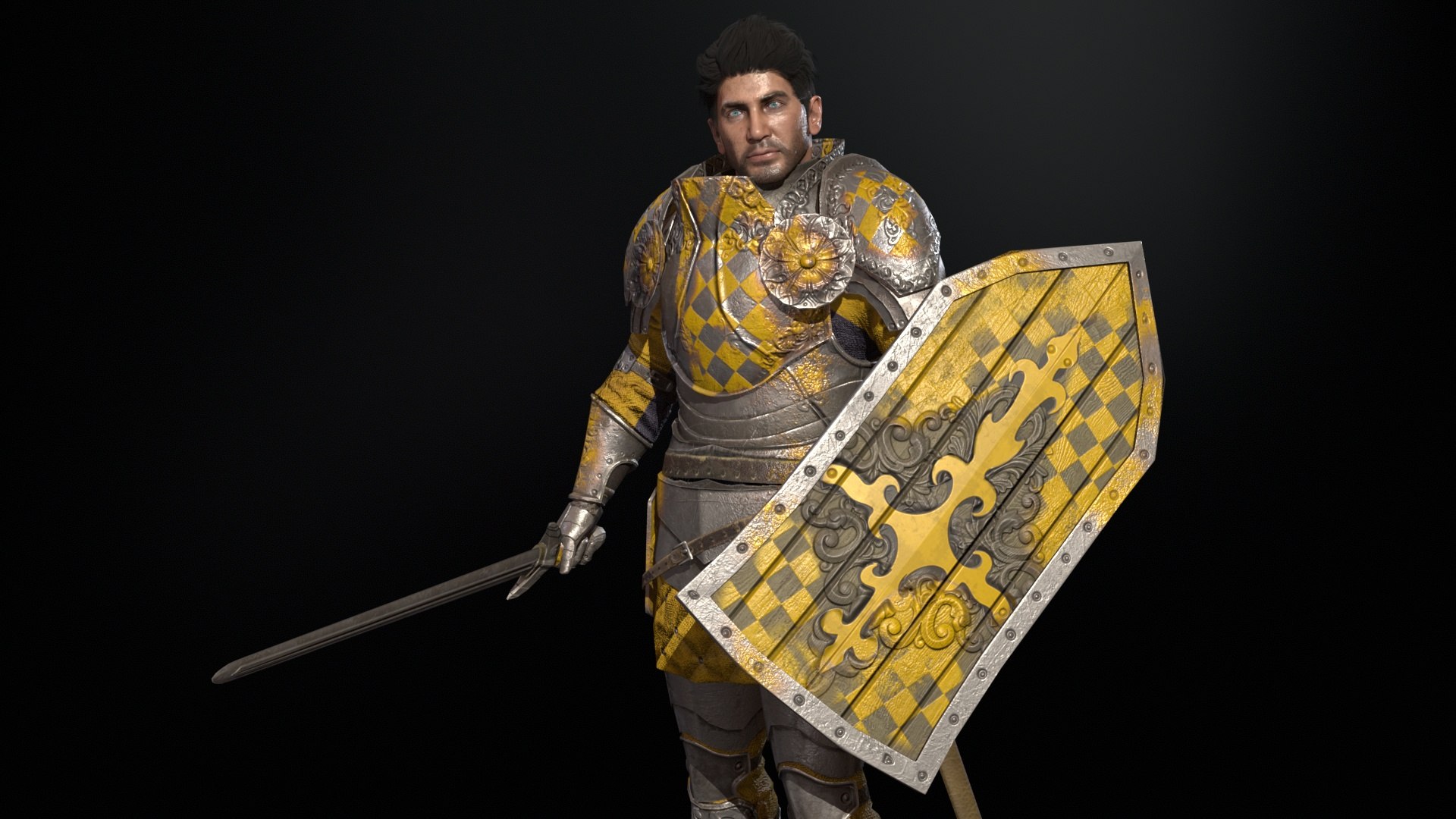 3D NPC Knight1 Model - TurboSquid 2178571