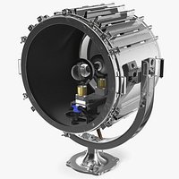 High Power Marine Suez Canal Searchlight Chrom