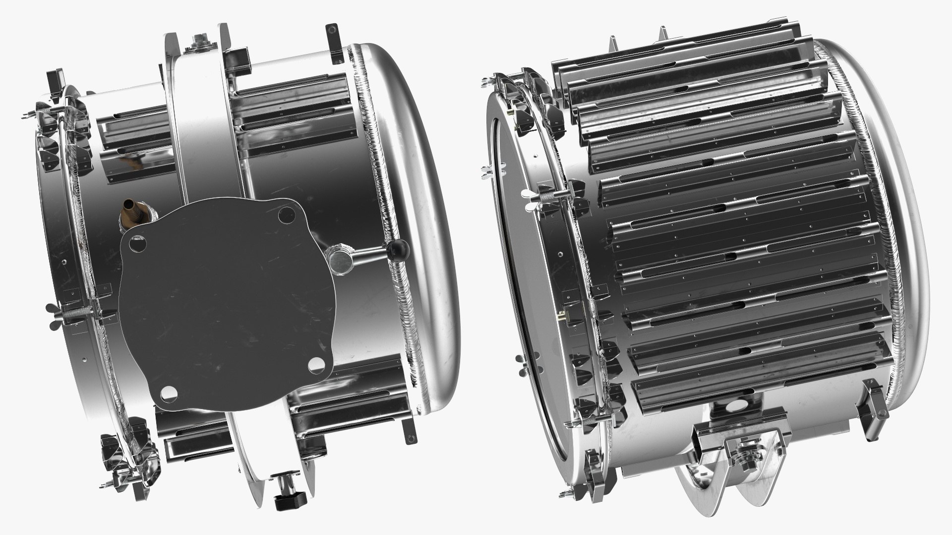 3d High Power Marine Suez Canal Searchlight Chrom - Turbosquid 1958541