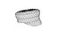 Wool Baker Boy with Crystals Black 