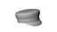Wool Baker Boy with Crystals Black 